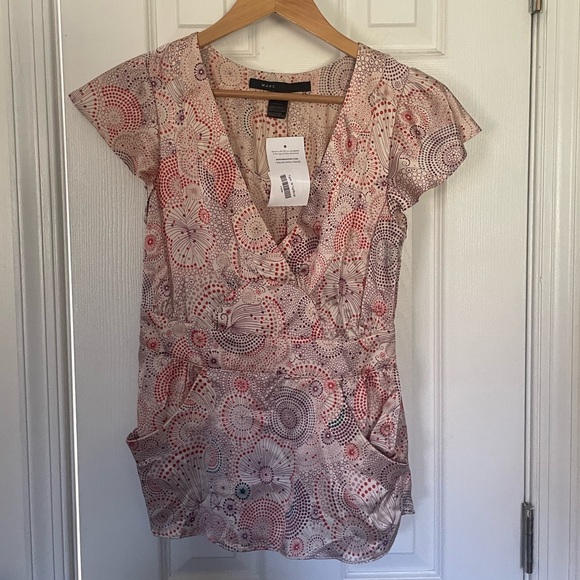 Marc Jacobs Blush Print Ruffle Blouse - Picture 2 of 5